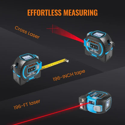 🛠️3 in 1 Laser Tape Measure 📏