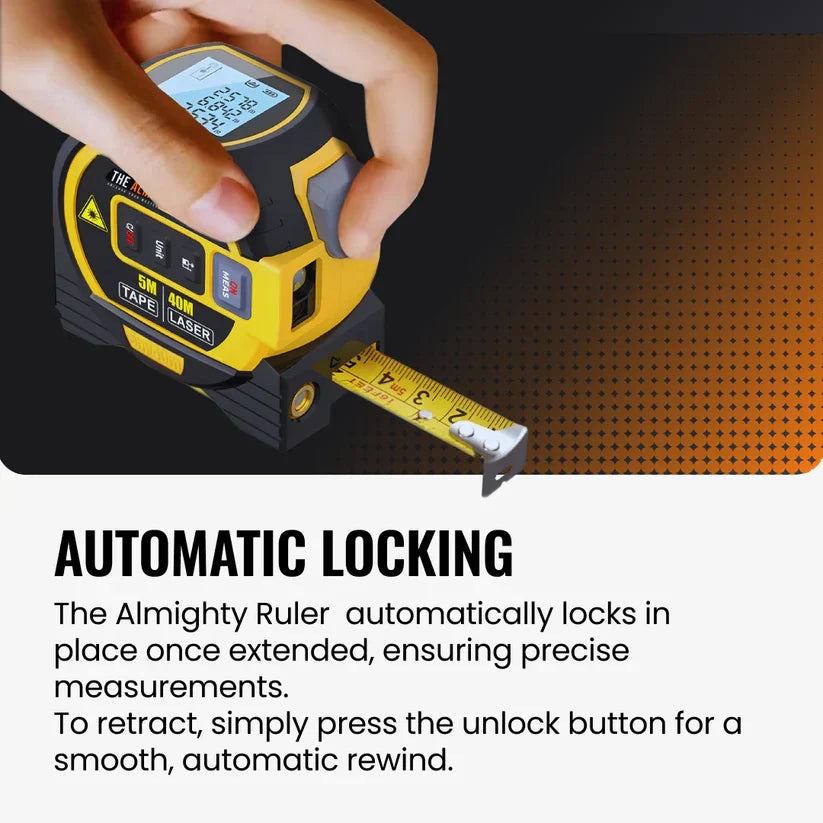 🛠️3 in 1 Laser Tape Measure 📏